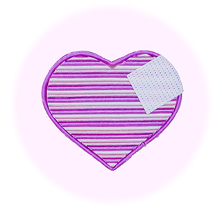 ２枚のシートをくっつける